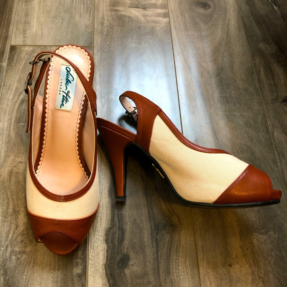 ⭐️ 2/30$⭐️ Lulu Hun 1940s style heels - ladies 7/UK5